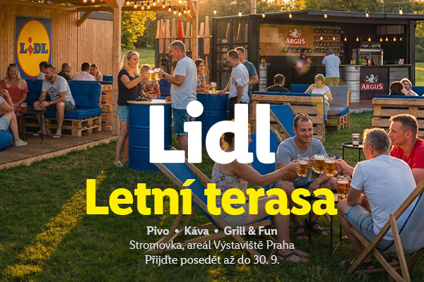 Budeme se na vás těšit v pražské Stromovce, kde jsme otevřeli Lidl Letní terasu a to až do 30. 9. 2026!